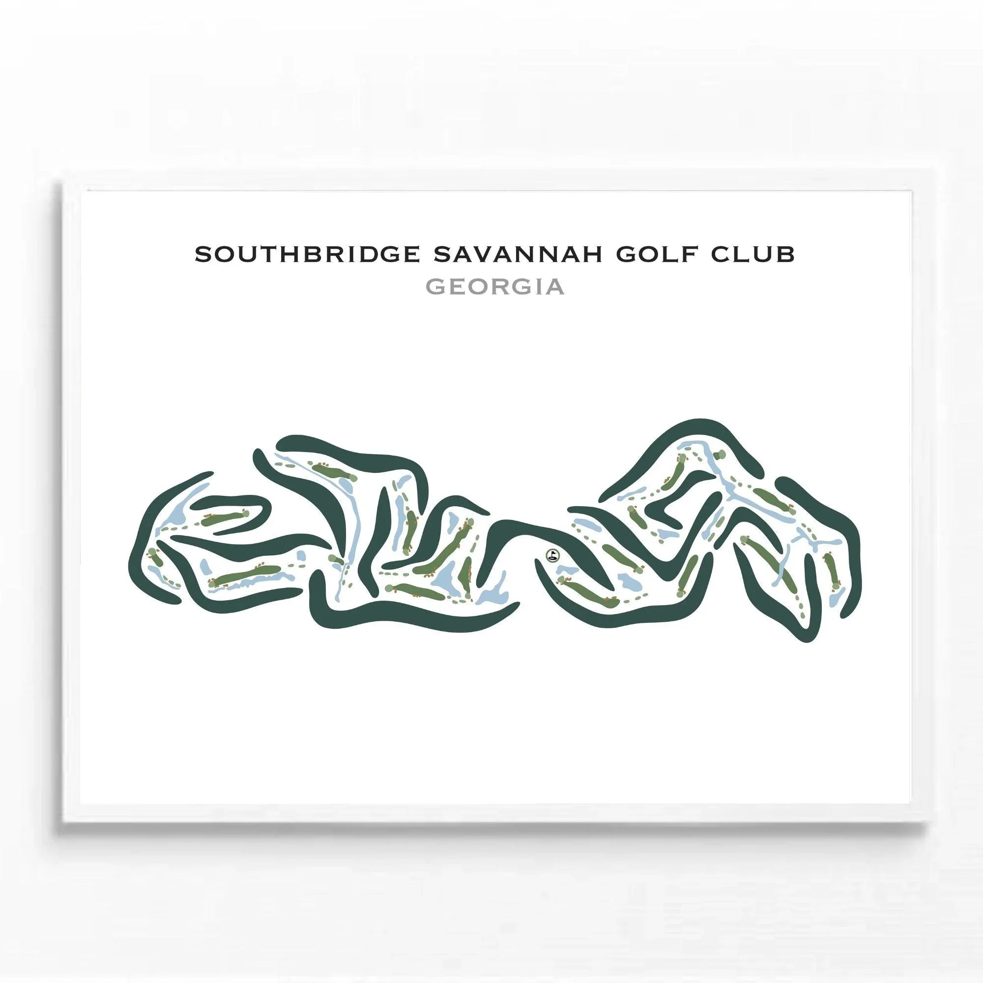 Southbridge Savannah Golf Club, Georgia - Printed Golf Courses