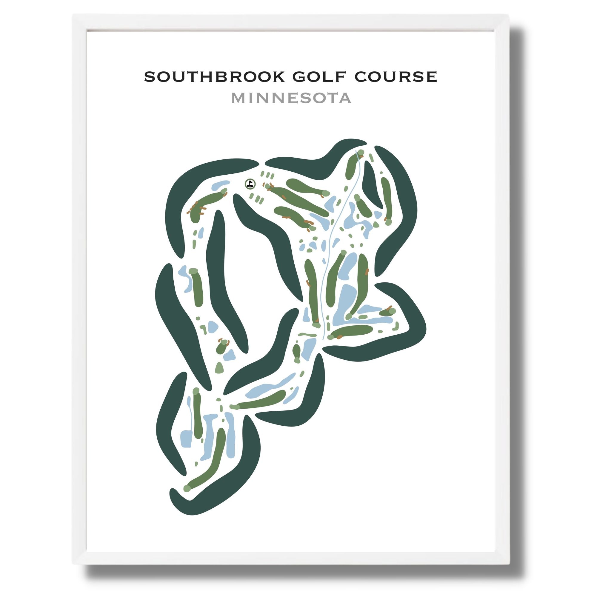 Southbrook Golf Course, Minnesota - Printed Golf Courses