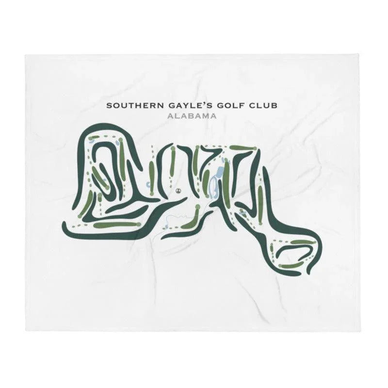 Southern Gayle's Golf Club, Alabama - Printed Golf Courses
