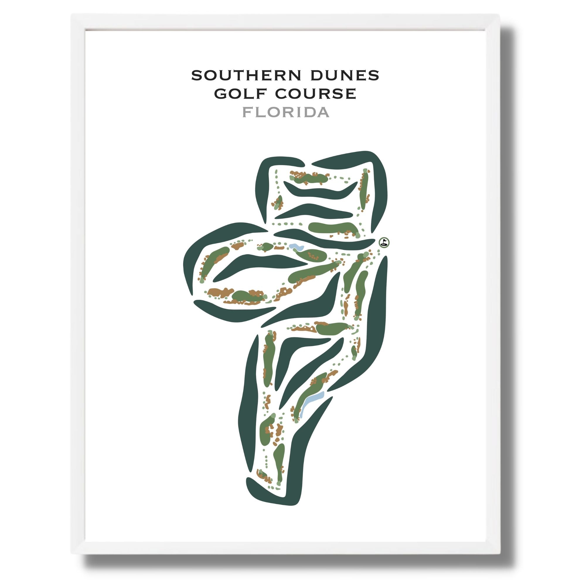 Southern Dunes Golf Course, Florida - Printed Golf Courses