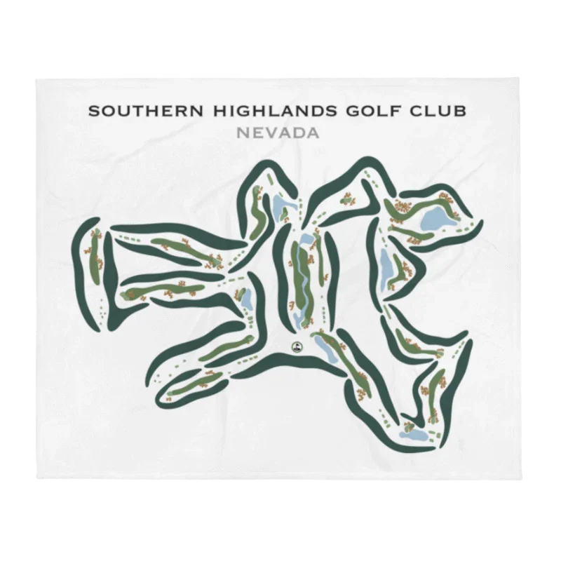 Southern Highlands Golf Club, Nevada - Printed Golf Courses