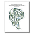 Southern Hills Golf & Country Club, Georgia - Printed Golf Course