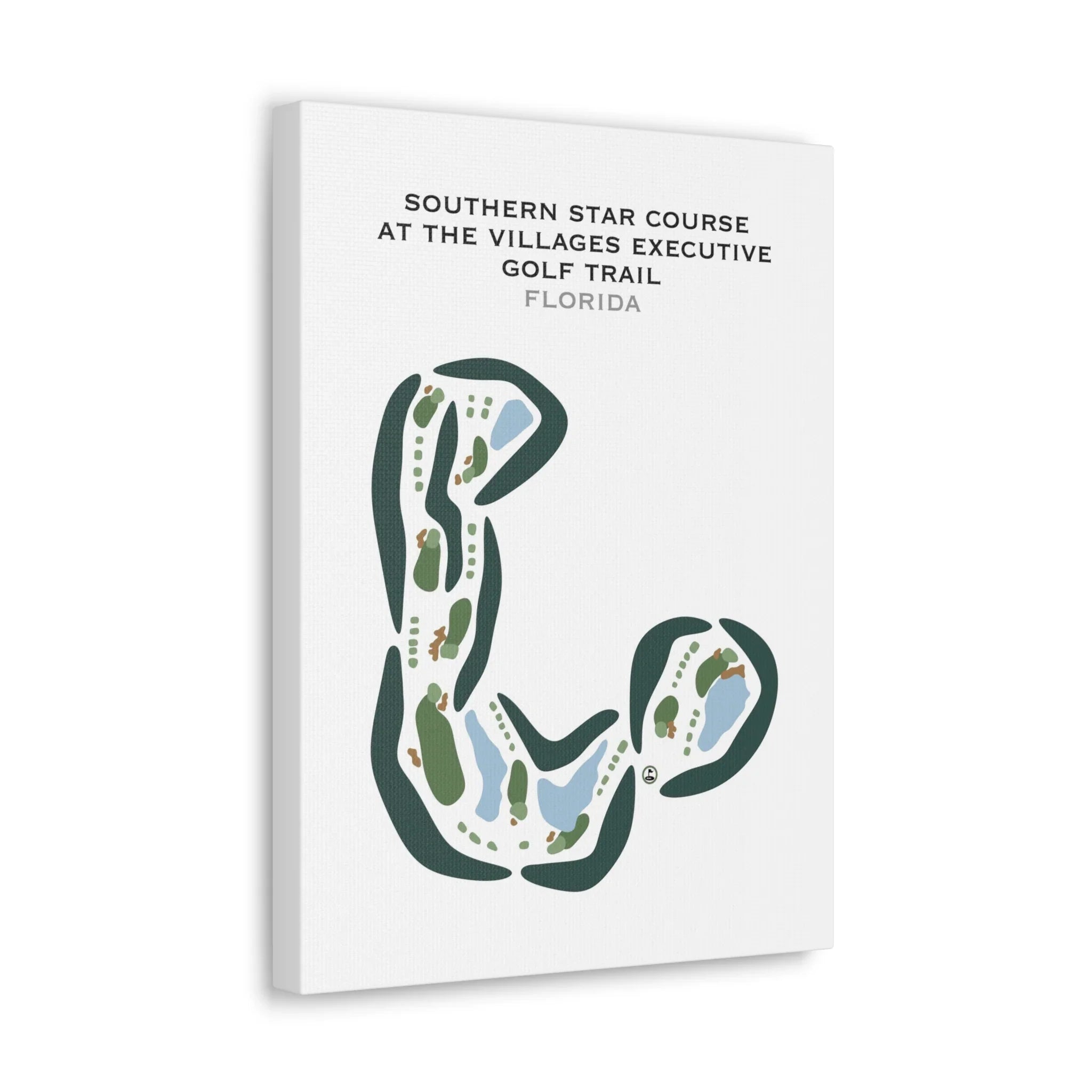 Southern Star Course at The Villages Executive Golf Trail, Florida - Printed Golf Courses