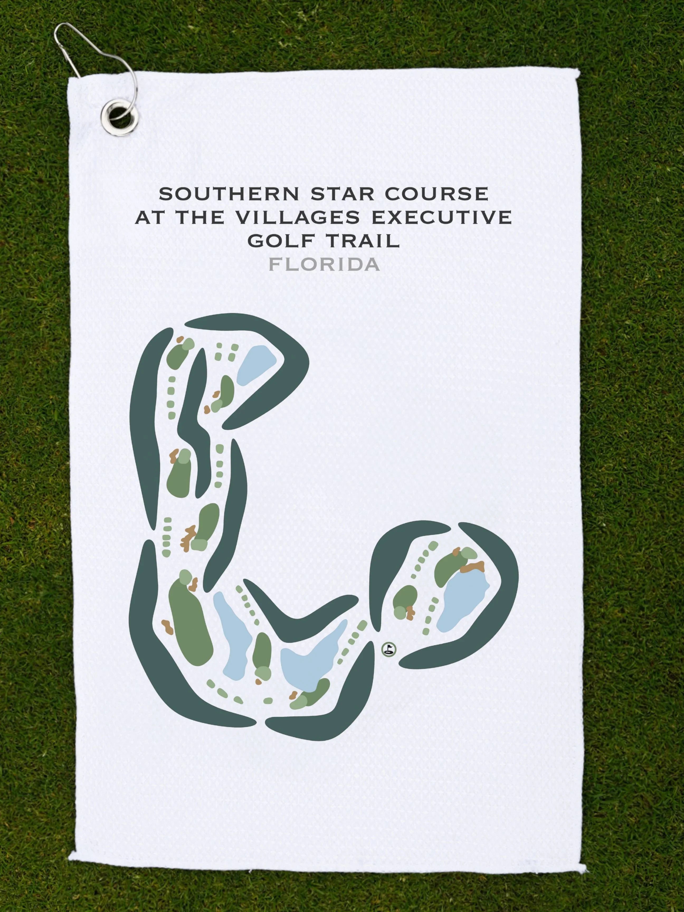 Southern Star Course at The Villages Executive Golf Trail, Florida - Printed Golf Courses
