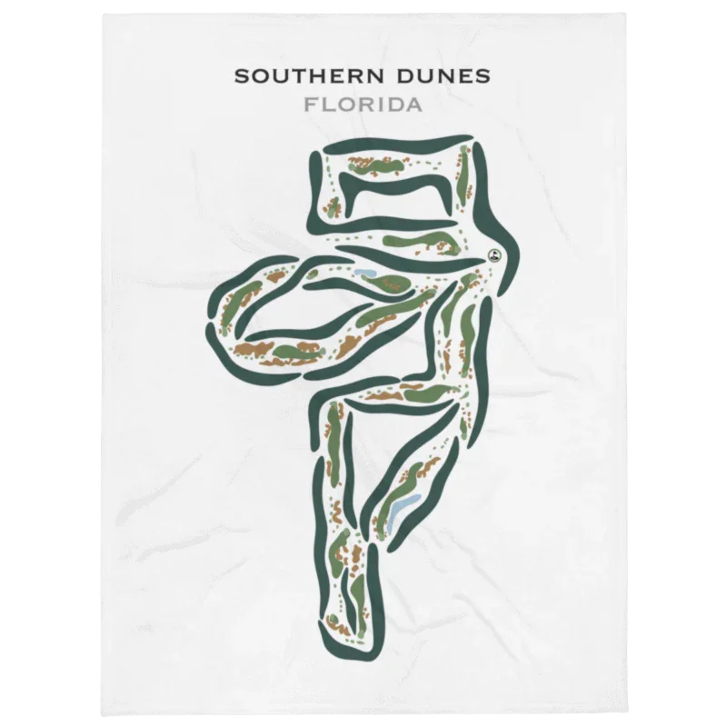 Southern Dunes, Florida - Printed Golf Courses