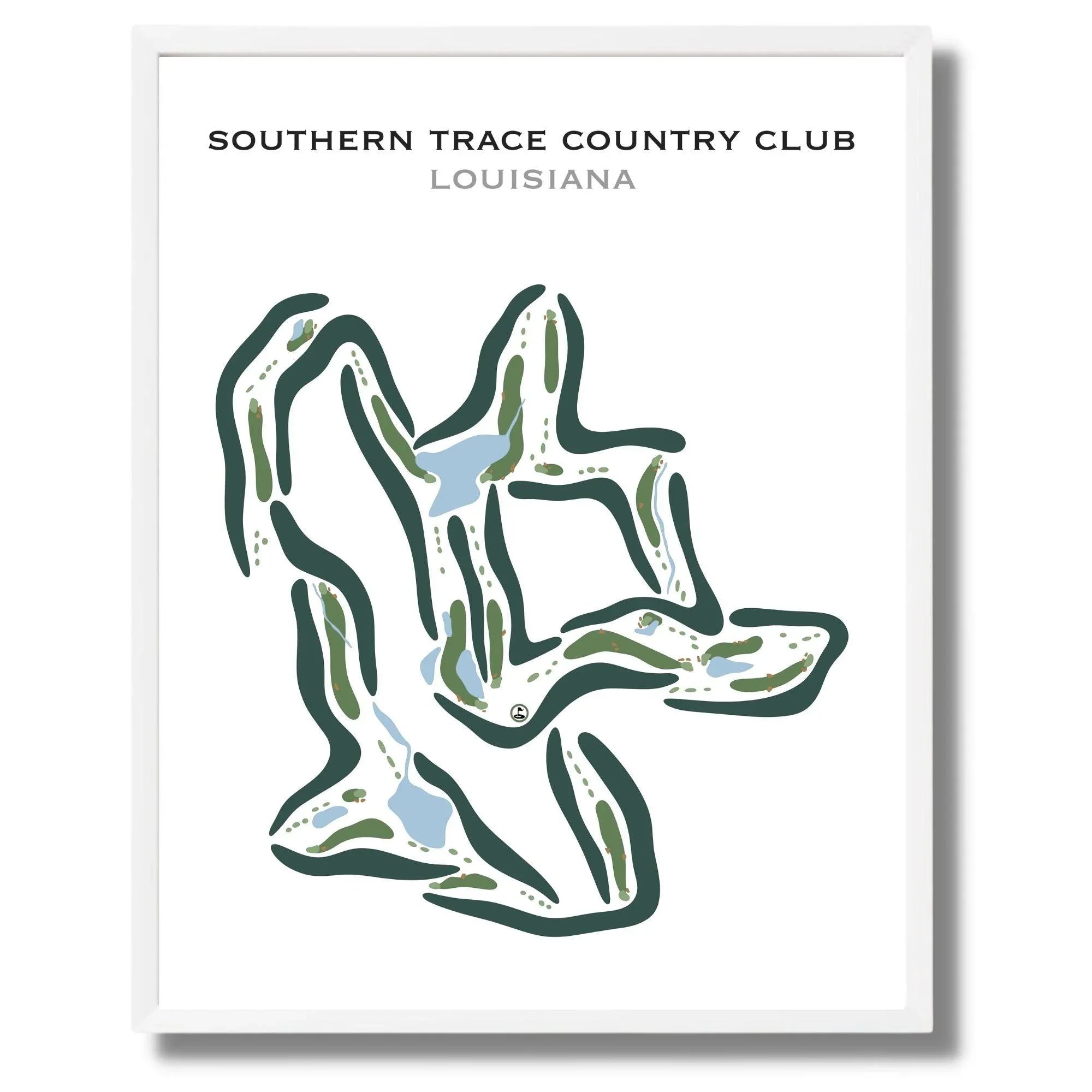 Southern Trace Country Club, Louisiana - Printed Golf Courses