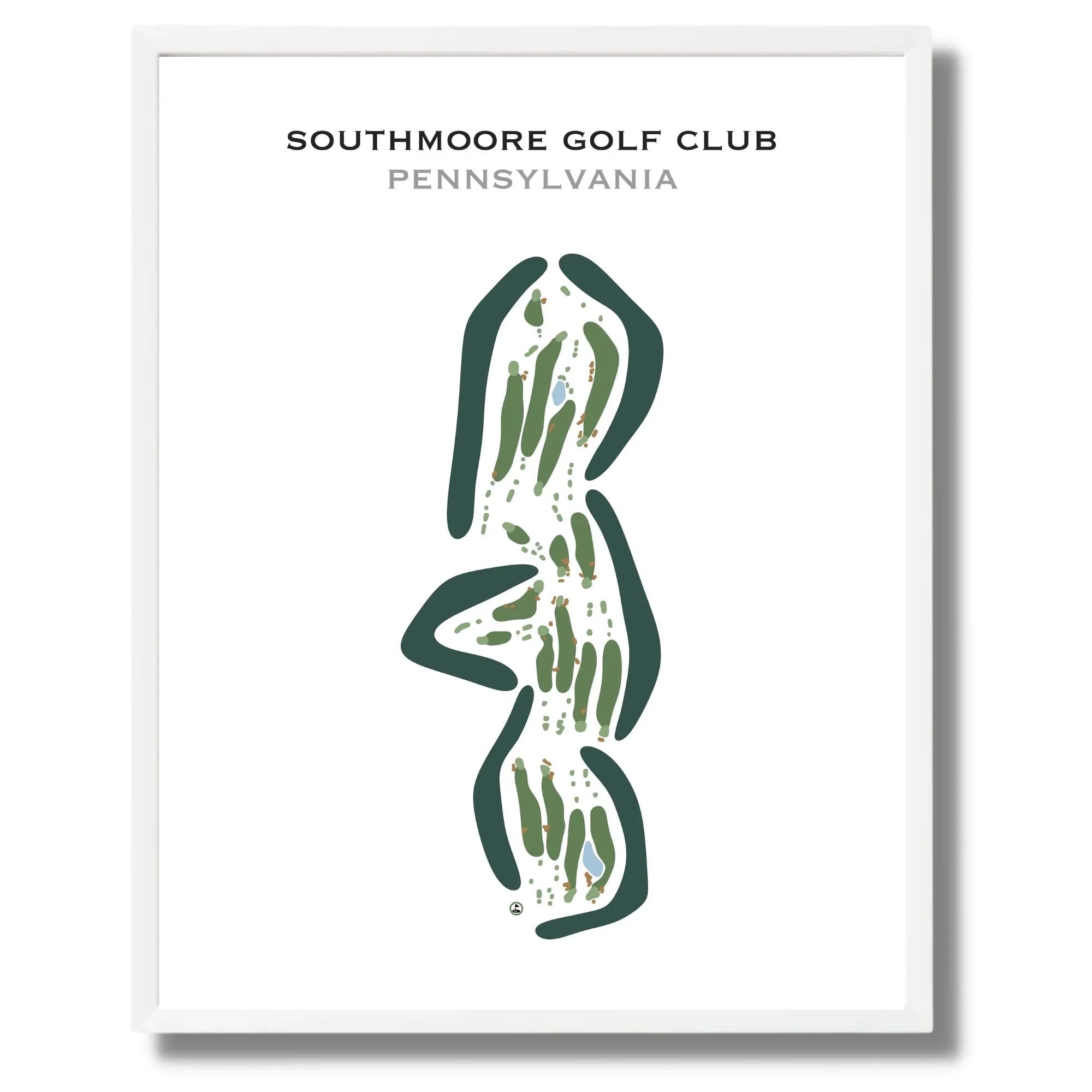 Southmoore Golf Club, Pennsylvania - Printed Golf Courses