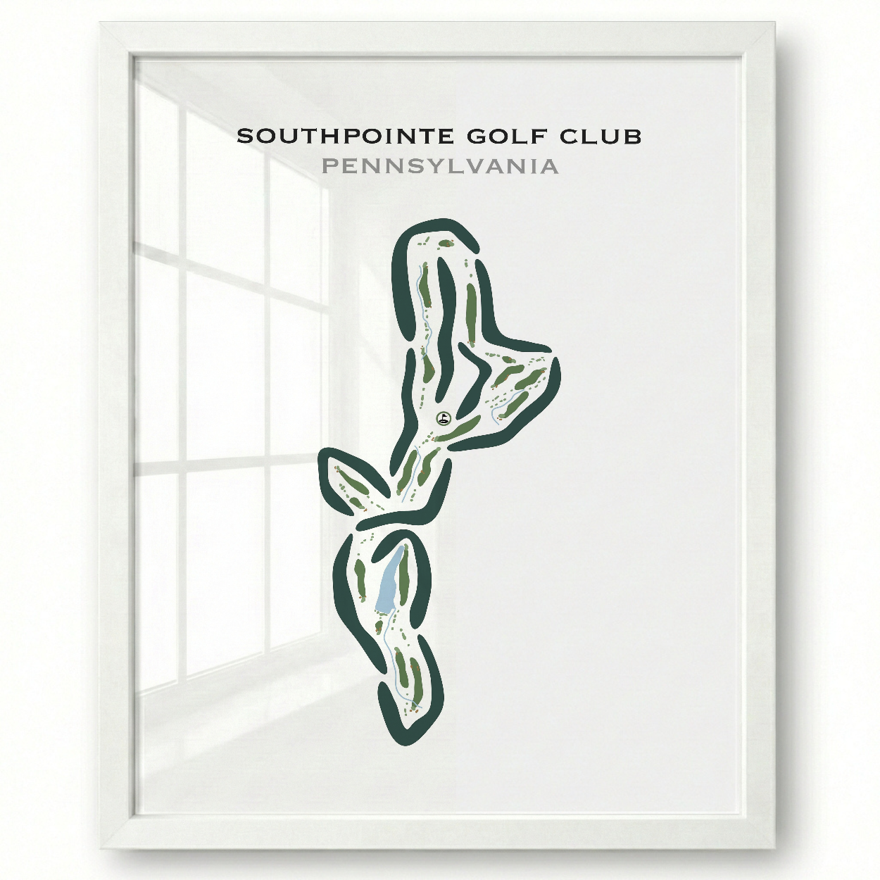 Southpointe Golf Club, Pennsylvania - Printed Golf Courses