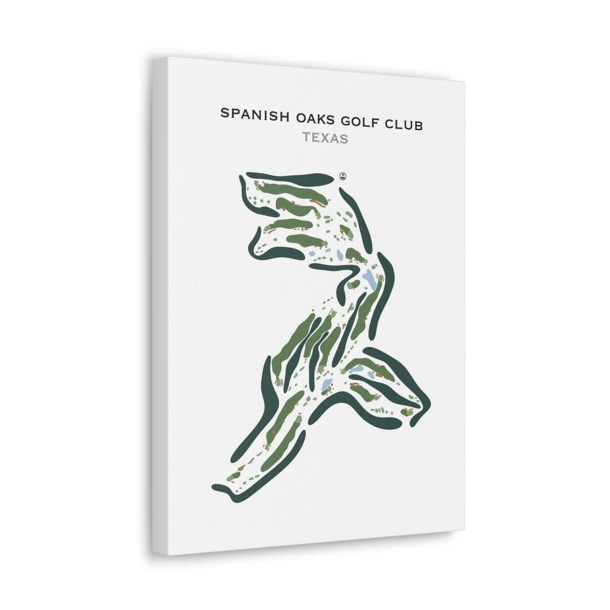 Spanish Oaks Golf Club, Texas - Printed Golf Course