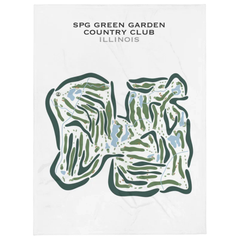 SPG Green Garden Country Club, Illinois - Printed Golf Courses