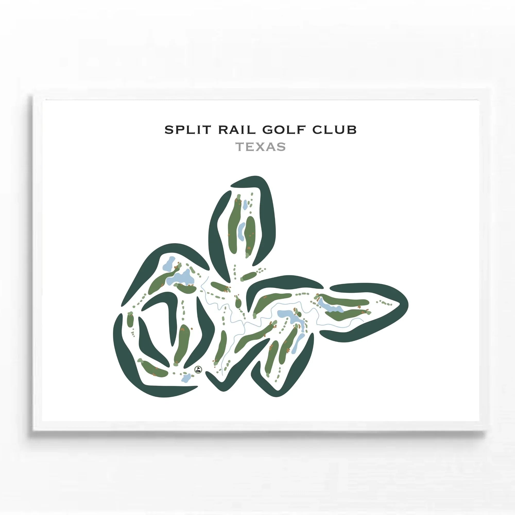 Split Rail Golf Club, Texas - Printed Golf Courses