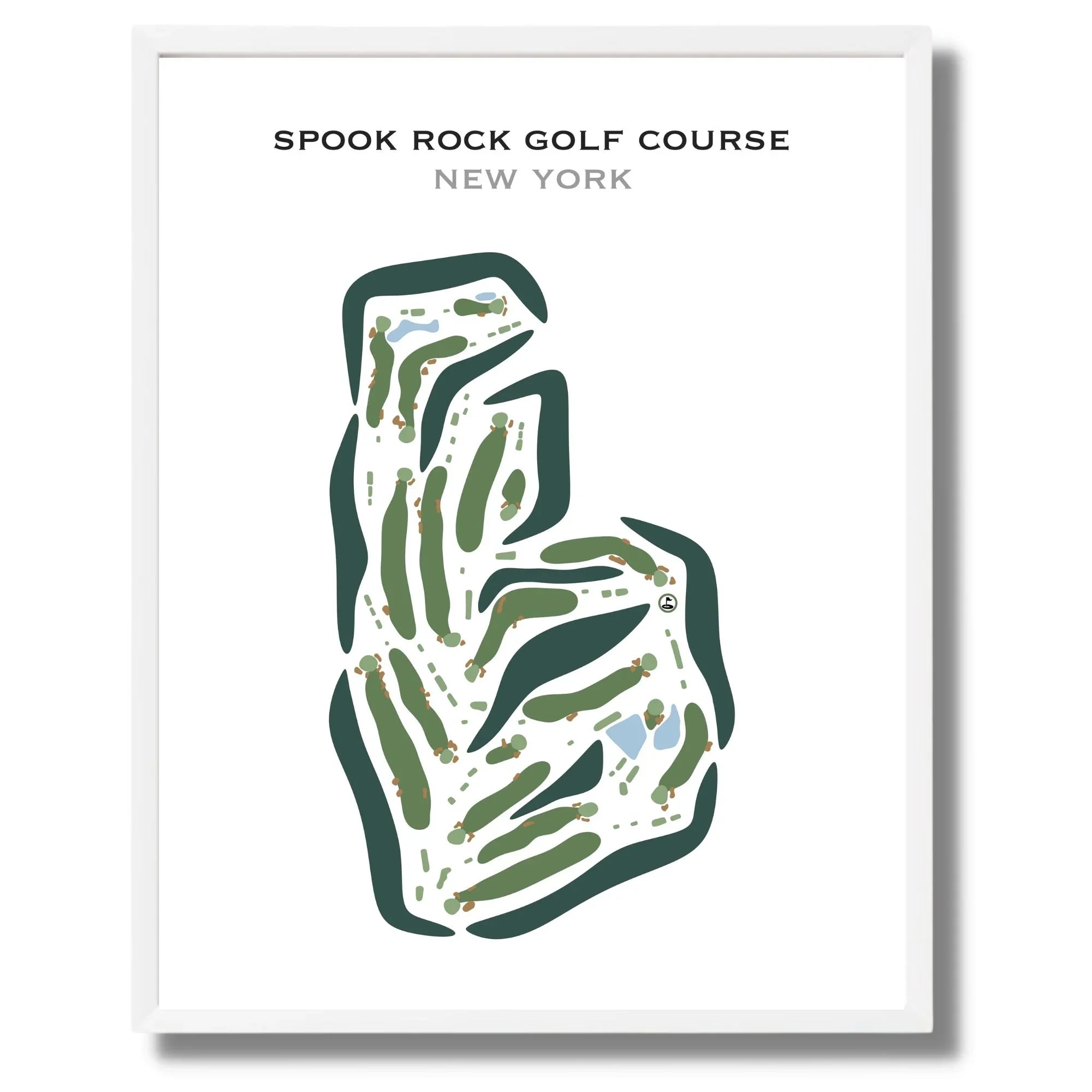 Spook Rock Golf Course, New York - Printed Golf Course