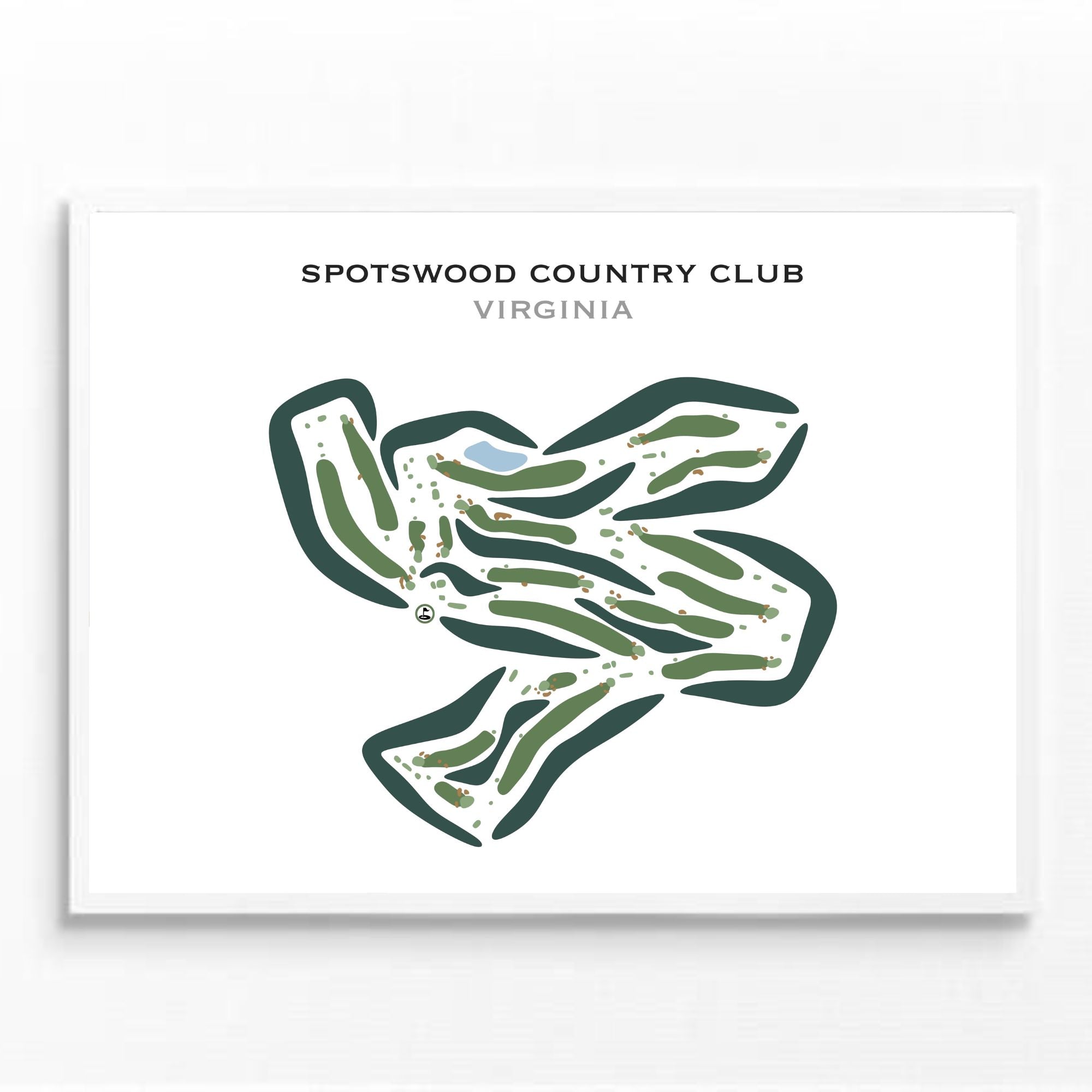 Spotswood Country Club, Virginia - Printed Golf Courses