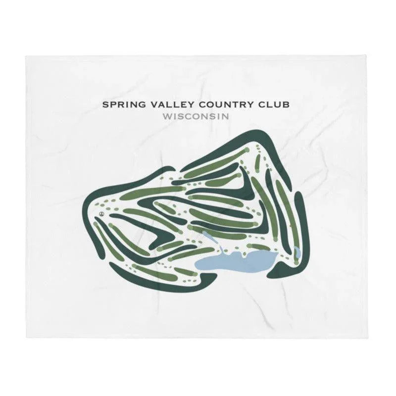 Spring Valley Country Club, Wisconsin - Printed Golf Courses
