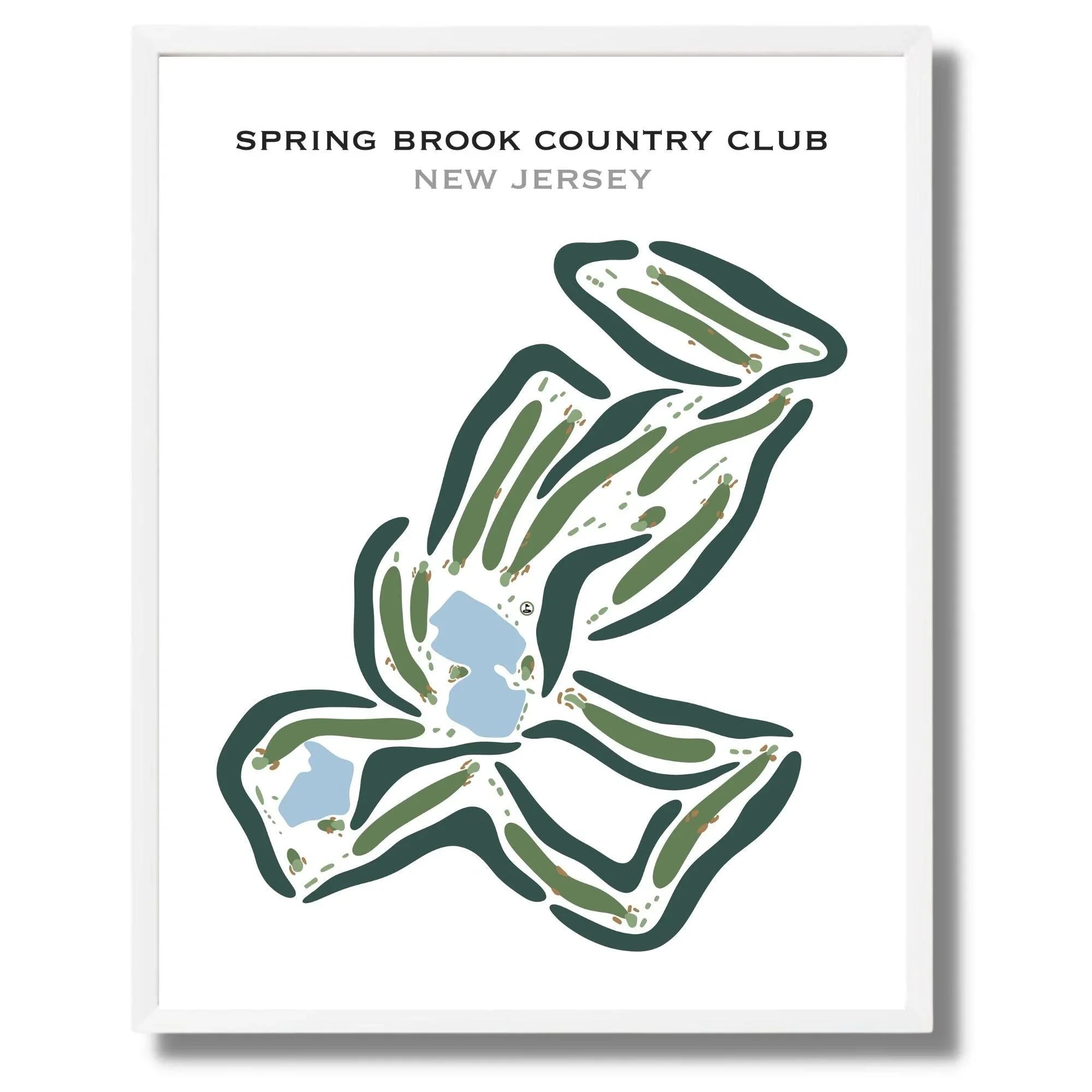 Spring Brook Country Club, New Jersey - Printed Golf Courses