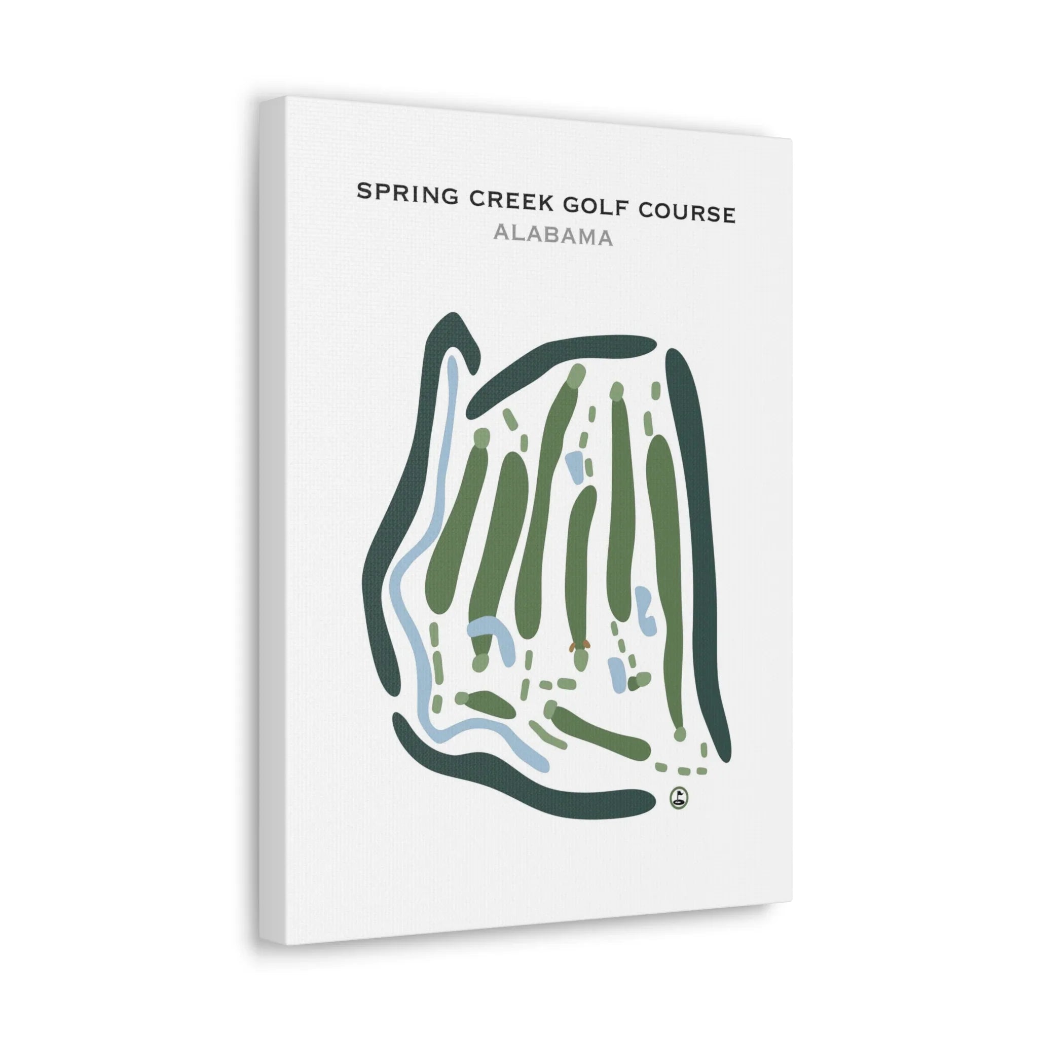 Spring Creek Golf Course, Alabama - Printed Golf Courses
