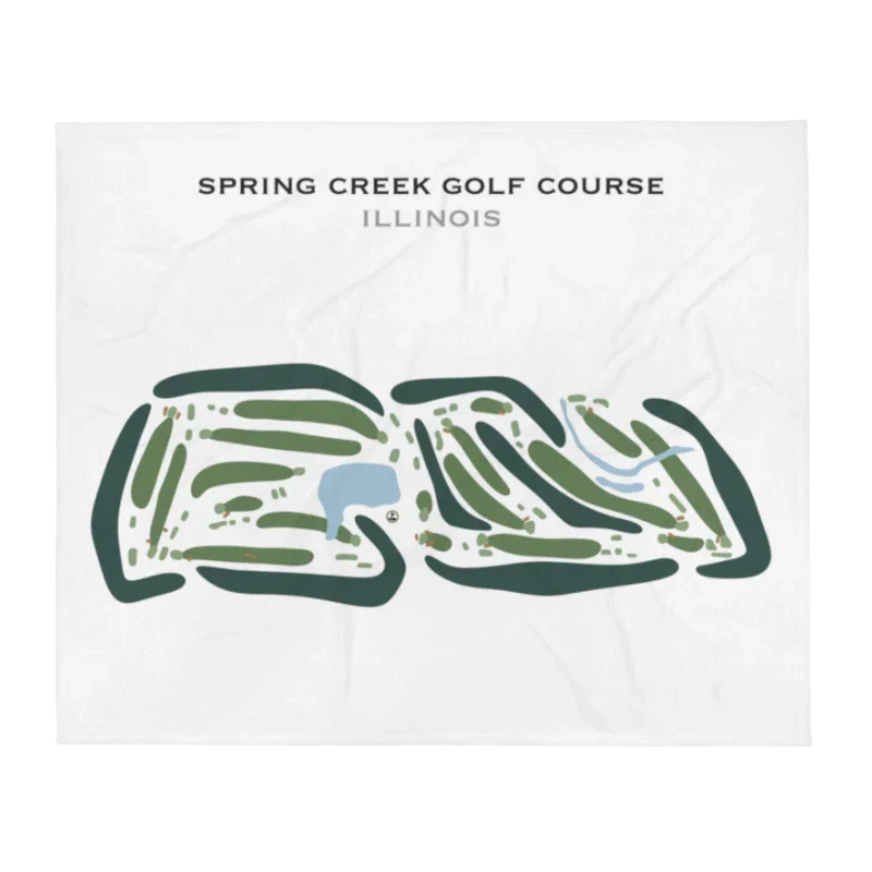 Spring Creek Golf Course, Illinois - Printed Golf Courses
