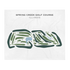 Spring Creek Golf Course, Illinois - Printed Golf Courses