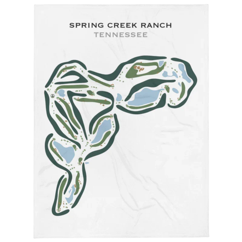 Spring Creek Ranch, Tennessee - Printed Golf Courses