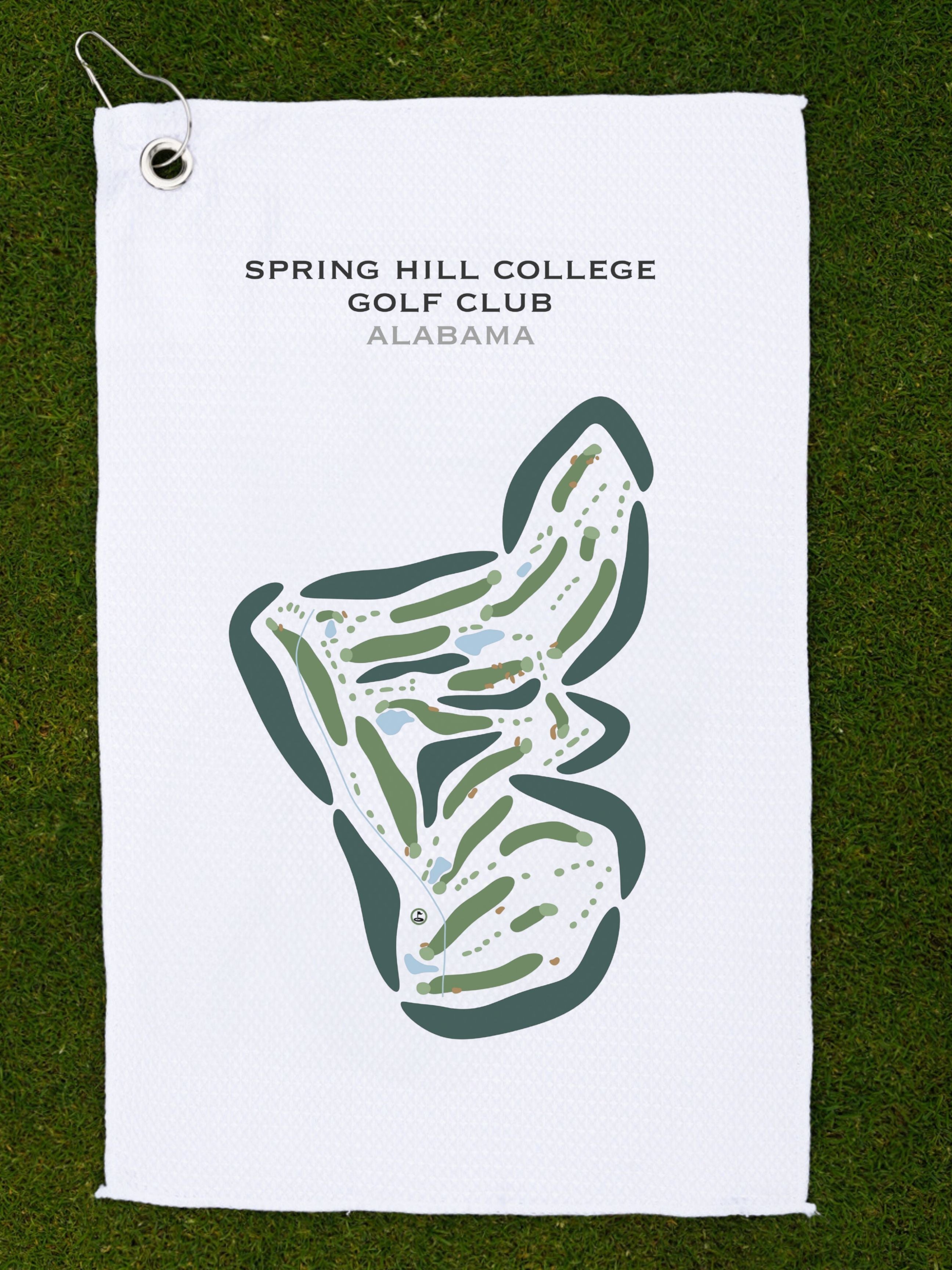 Spring Hill College Golf Club, Alabama - Printed Golf Courses