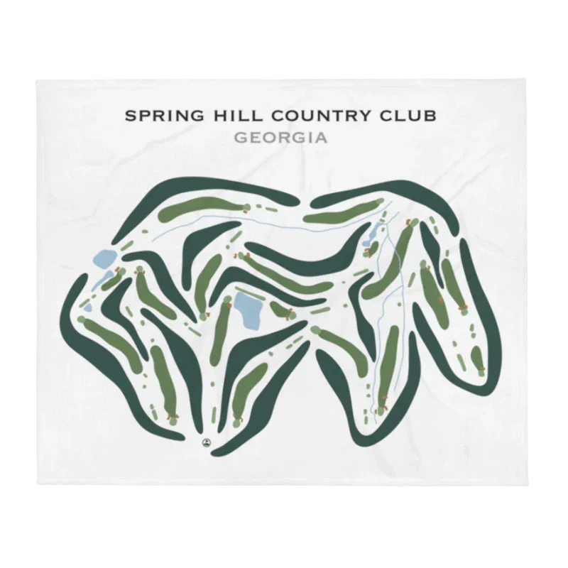 Spring Hill Country Club, Georgia - Printed Golf Courses