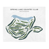Spring Lake Country Club, Michigan - Printed Golf Courses