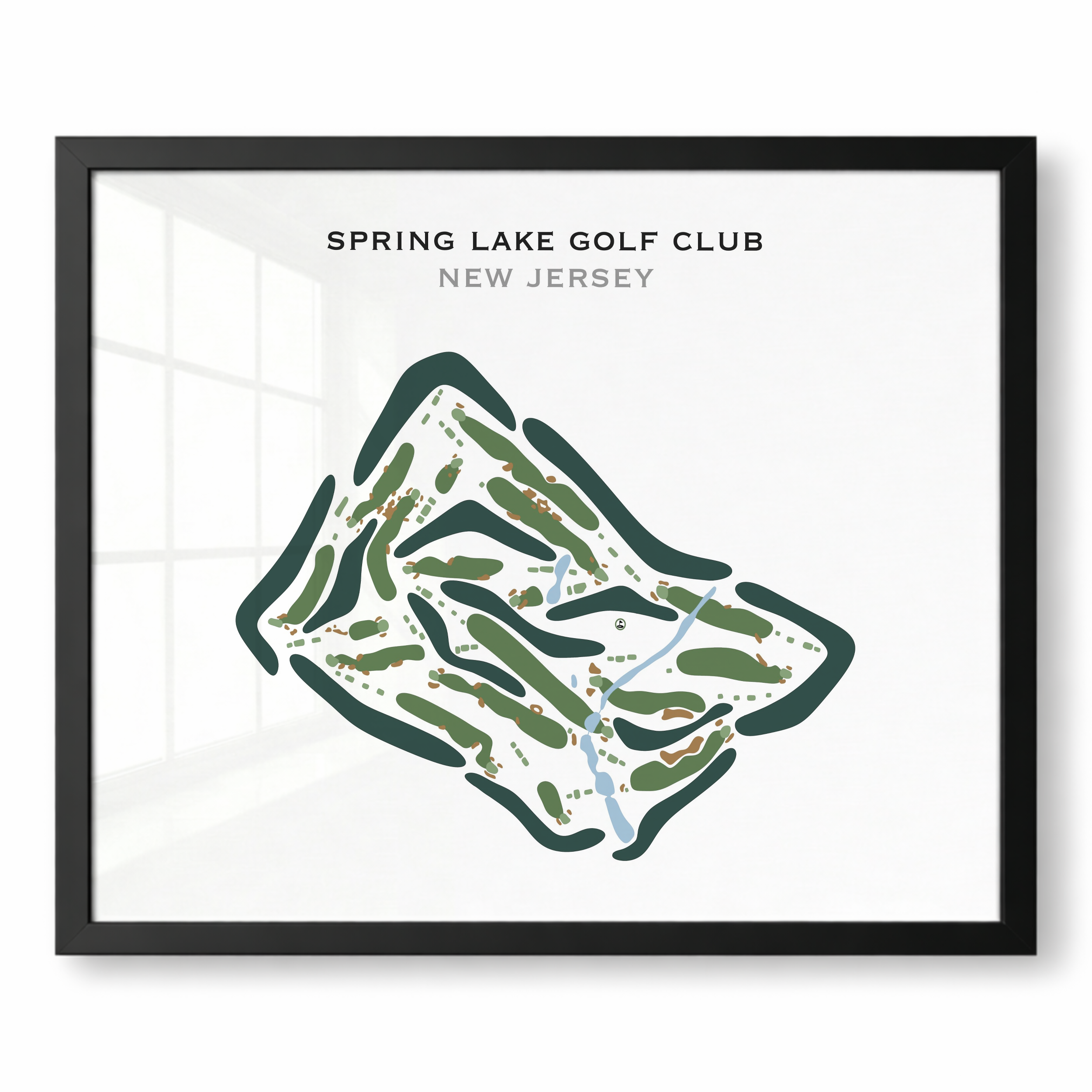 Spring Lake Golf Club, New Jersey - Printed Golf Courses