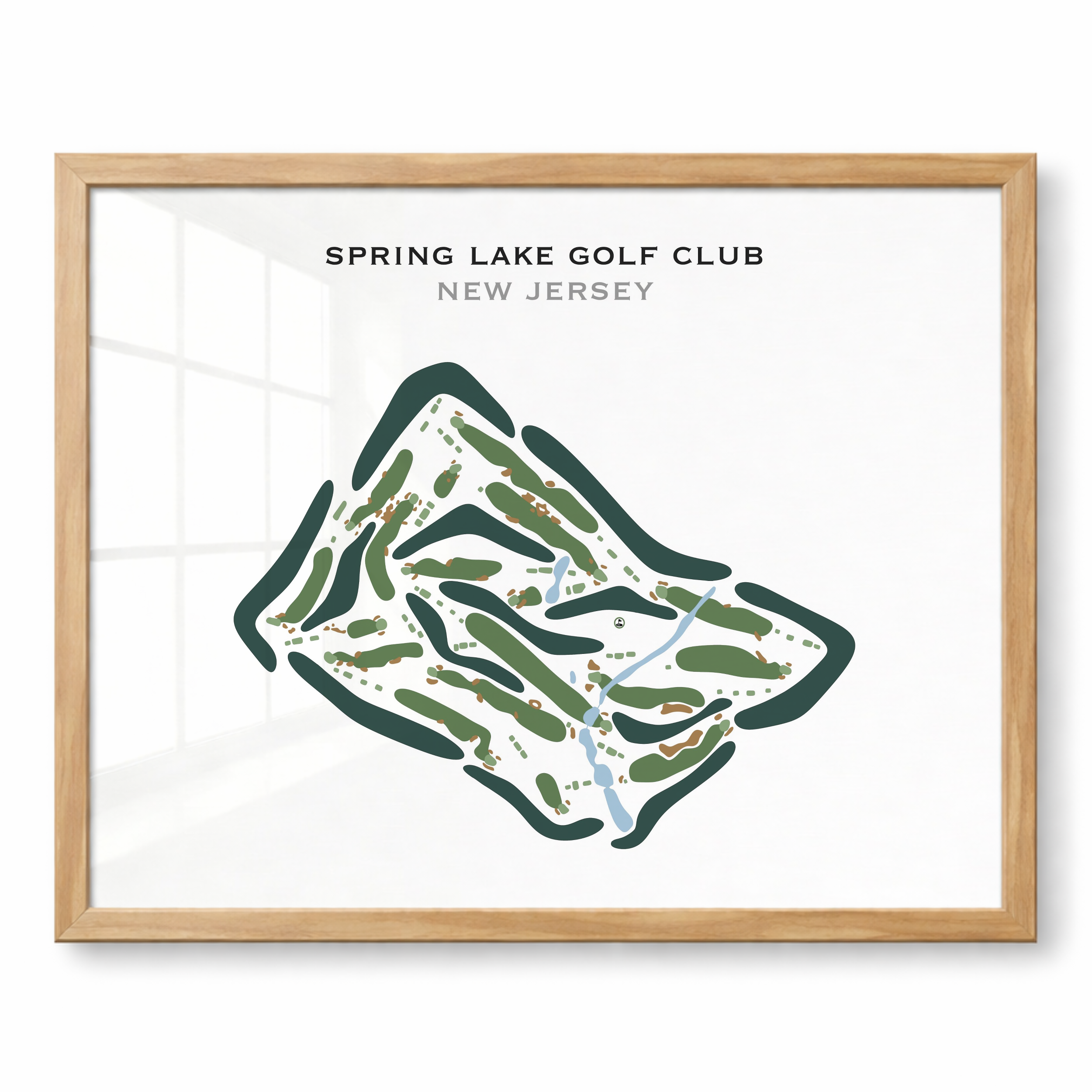 Spring Lake Golf Club, New Jersey - Printed Golf Courses