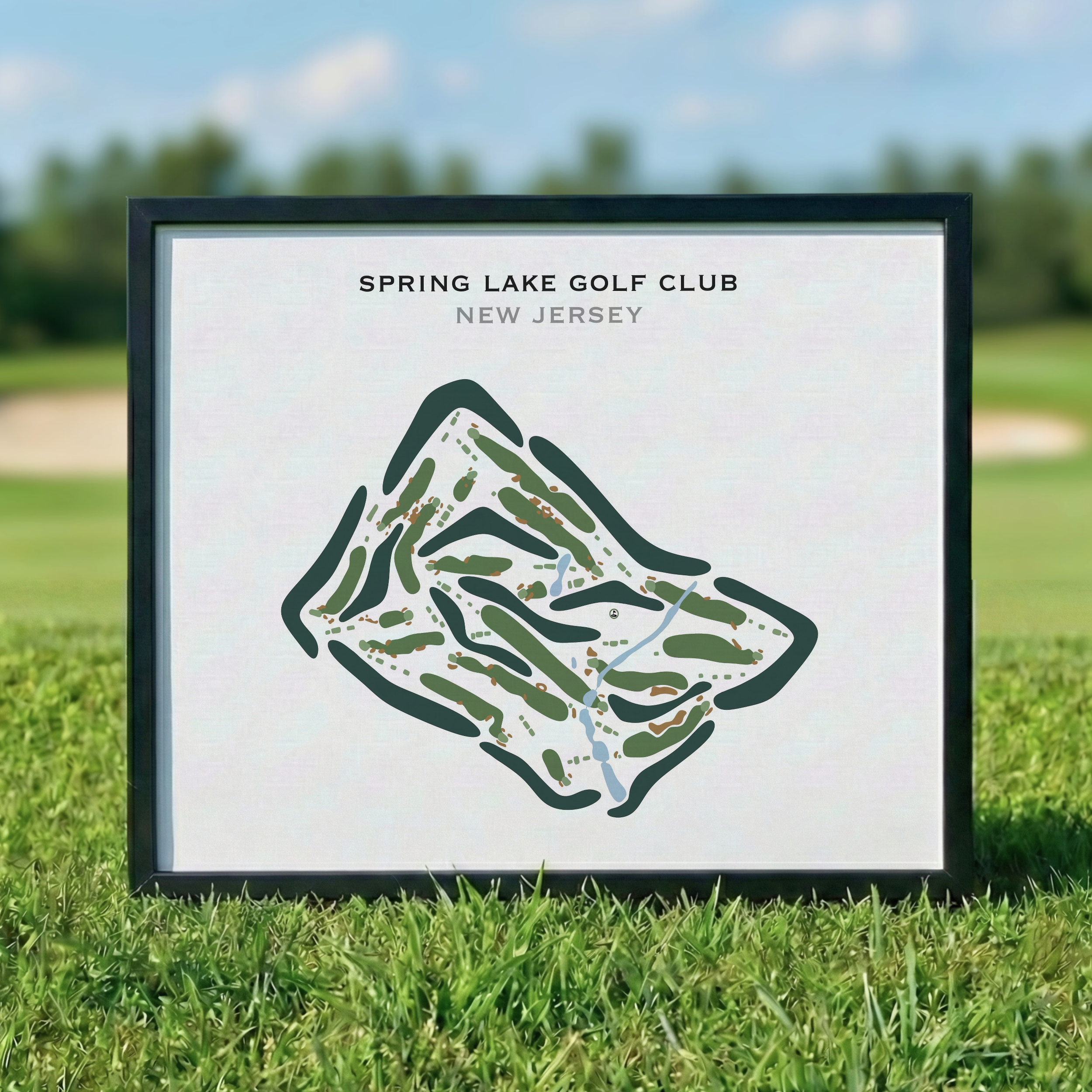 Spring Lake Golf Club, New Jersey - Printed Golf Courses