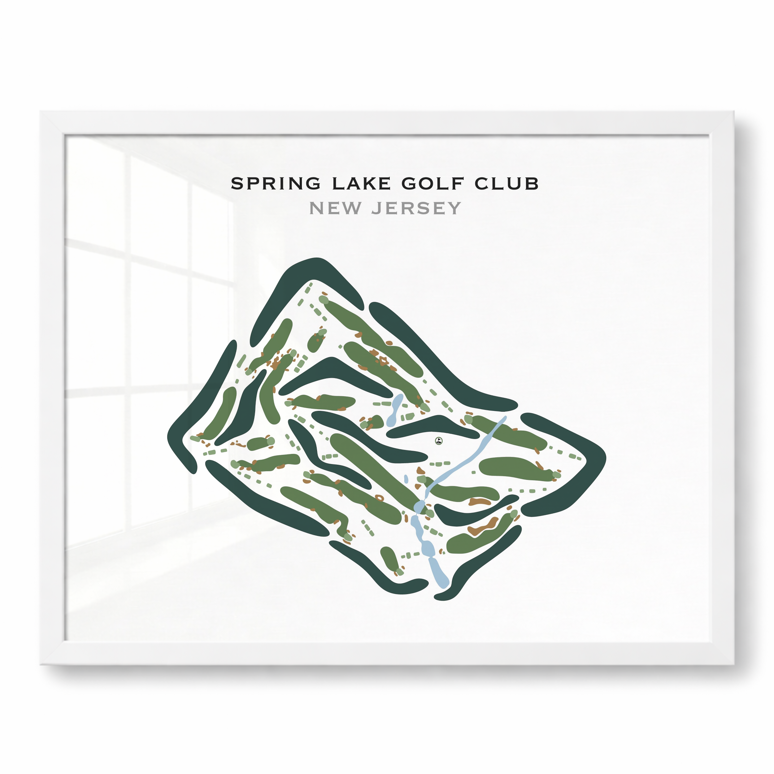 Spring Lake Golf Club, New Jersey - Printed Golf Courses