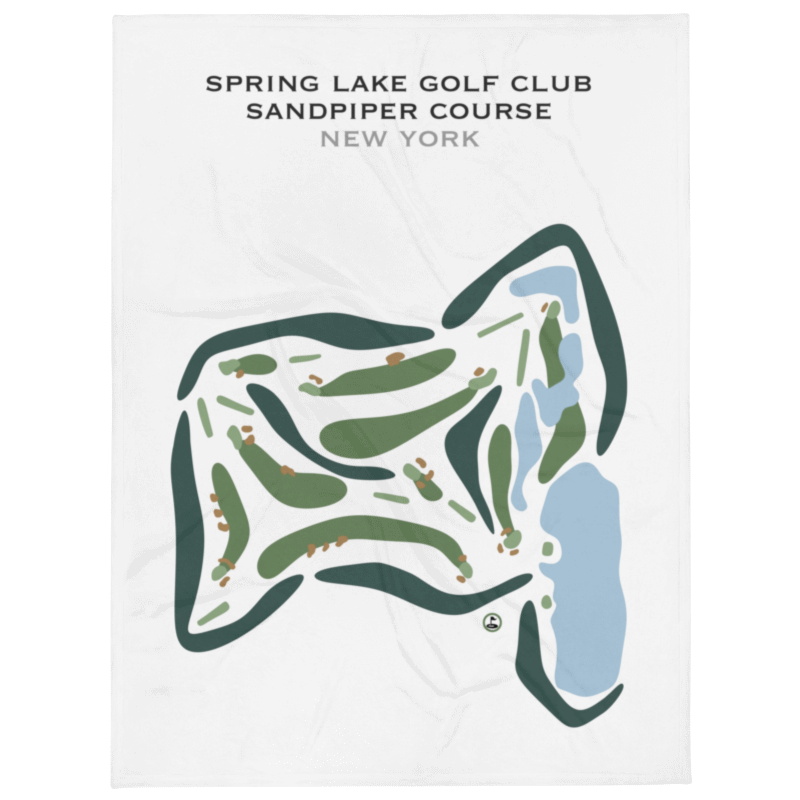 Spring Lake Golf Club - Sandpiper Course, New York - Printed Golf Courses