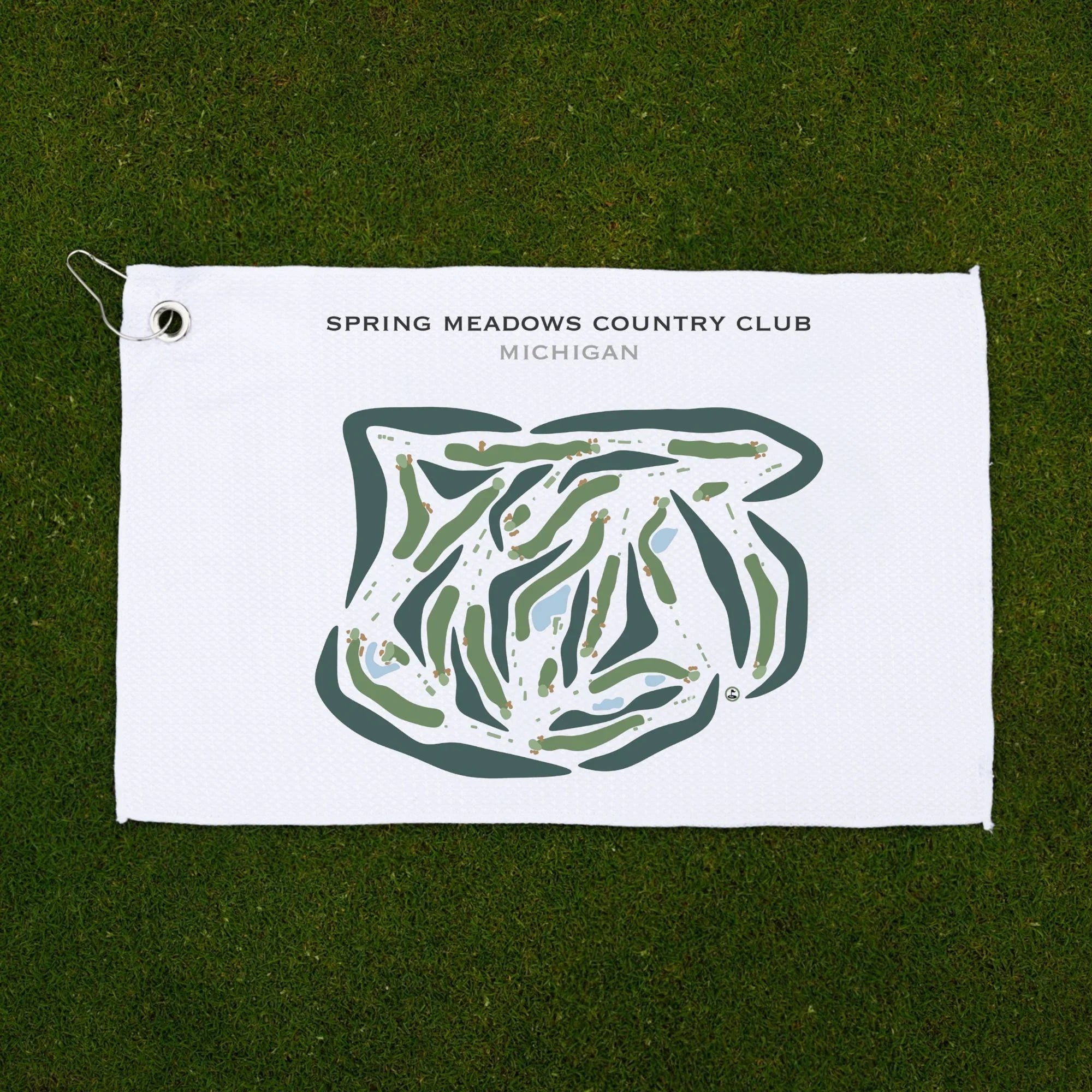 Spring Meadows Country Club, Michigan - Printed Golf Courses
