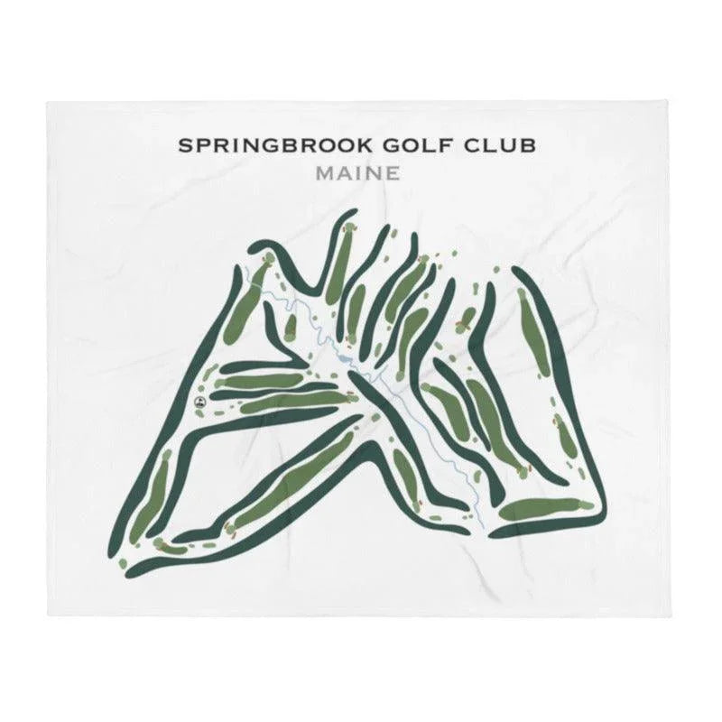 Springbrook Golf Club, Maine - Printed Golf Course