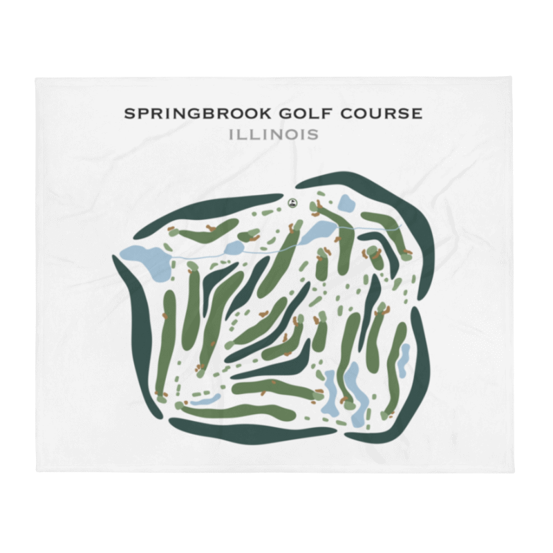 Springbrook Golf Course, Illinois - Printed Golf Courses