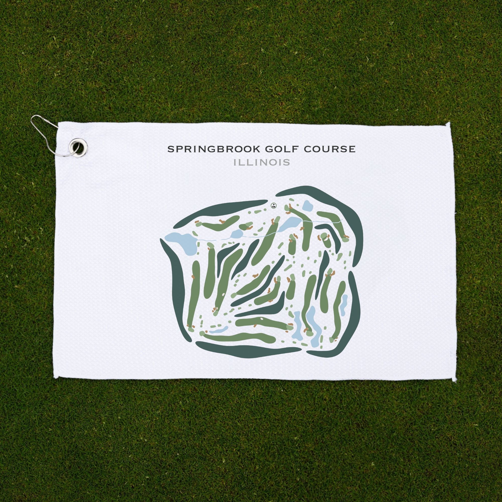 Springbrook Golf Course, Illinois - Printed Golf Courses
