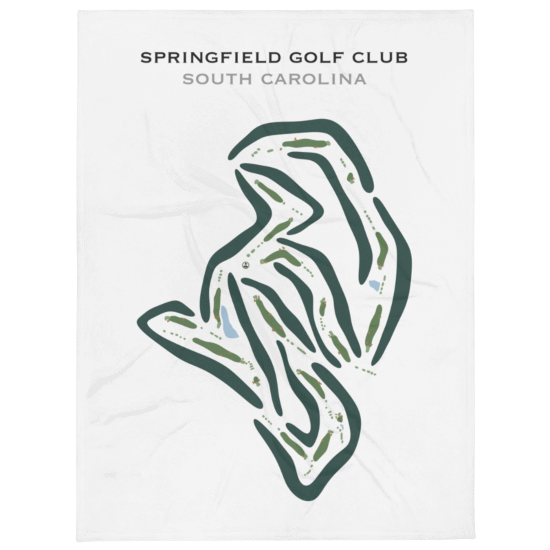 Springfield Golf Club, South Carolina - Printed Golf Courses