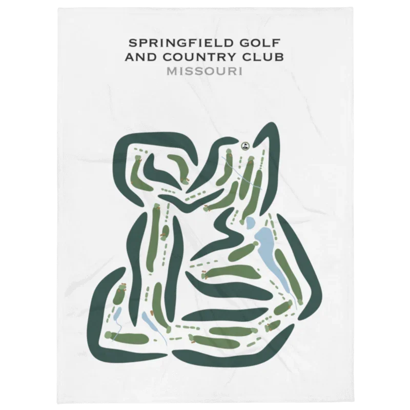 Springfield Golf & Country Club, Missouri - Printed Golf Courses