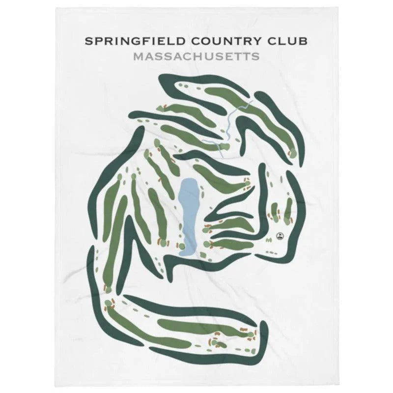 Springfield Country Club, Massachusetts - Printed Golf Courses