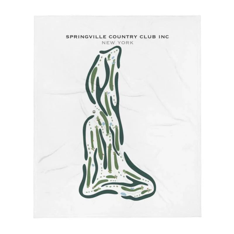 Springville Country Club Inc, New York - Printed Golf Courses