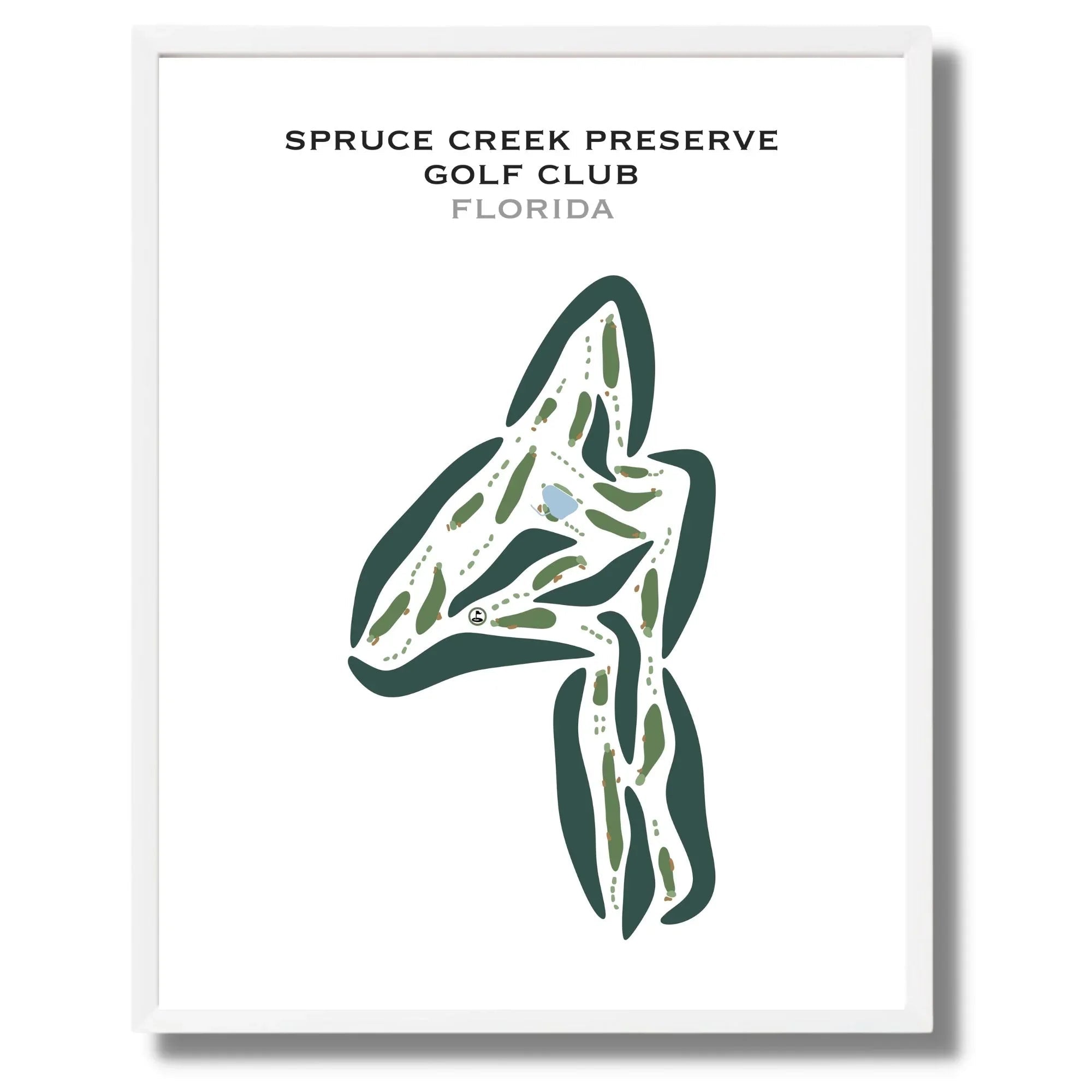 Spruce Creek Preserve Golf Club, Florida - Printed Golf Courses