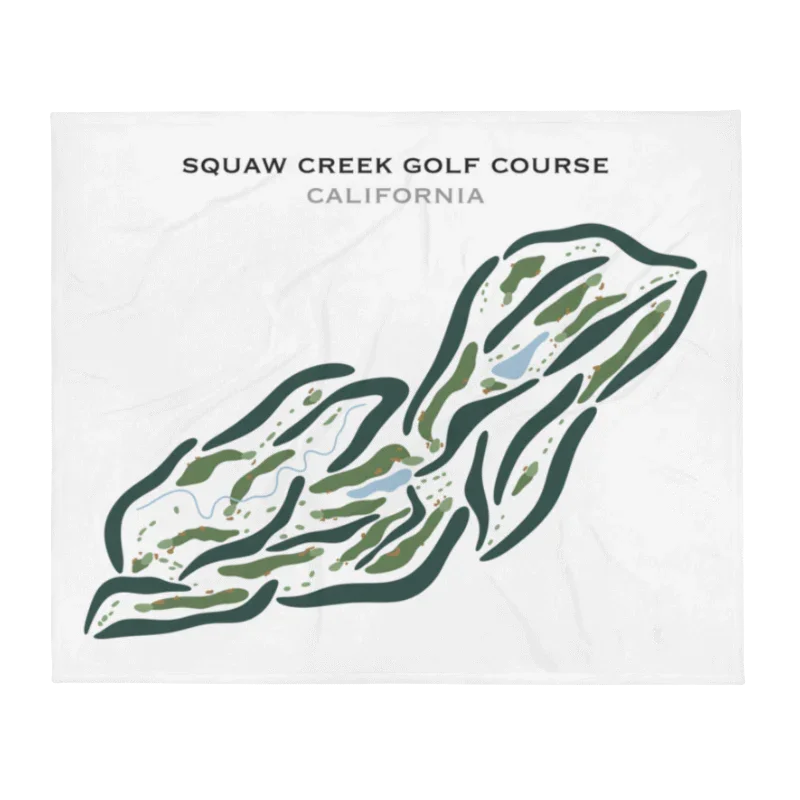 Squaw Creek Golf Course, California - Printed Golf Courses