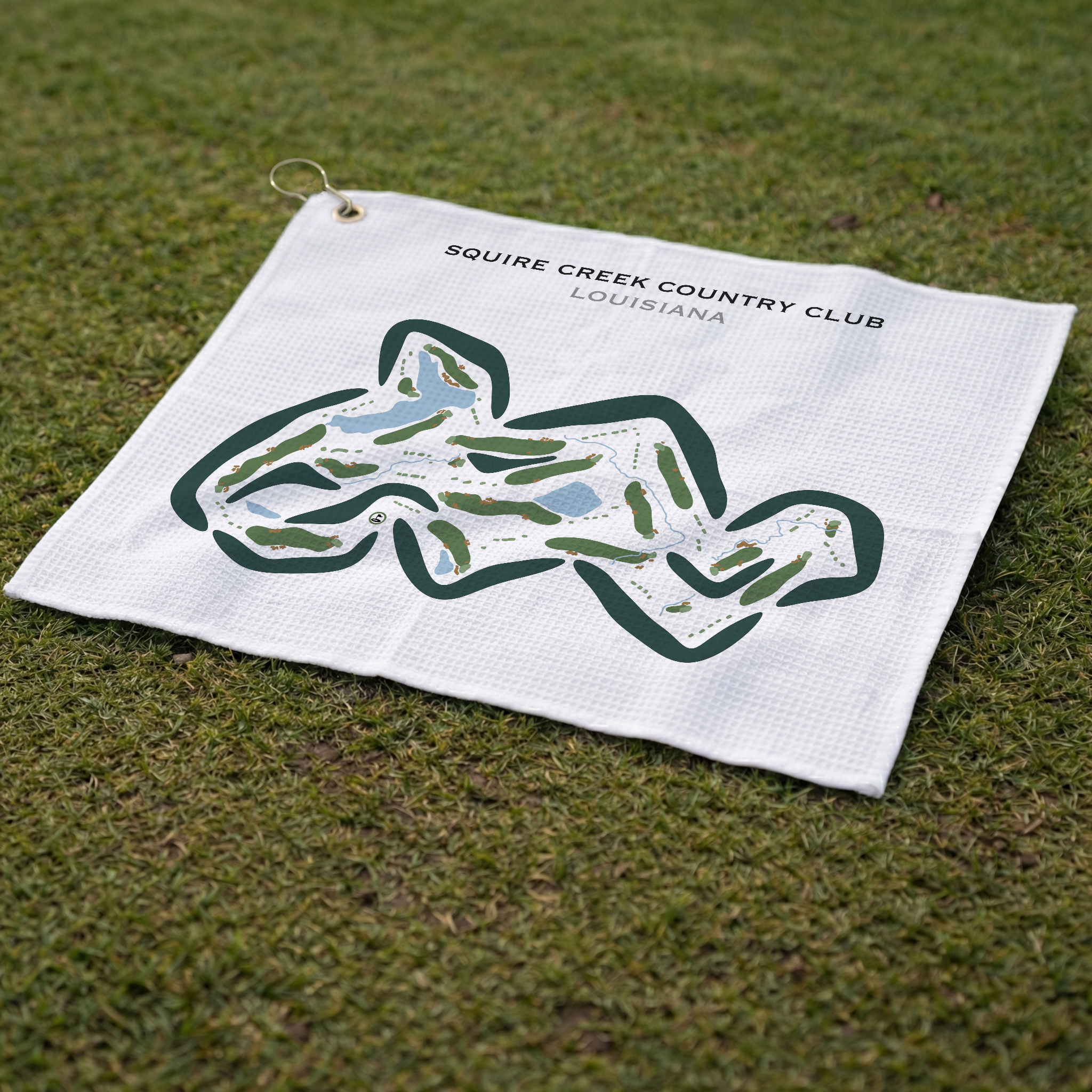 Squire Creek Country Club, Louisiana - Printed Golf Courses
