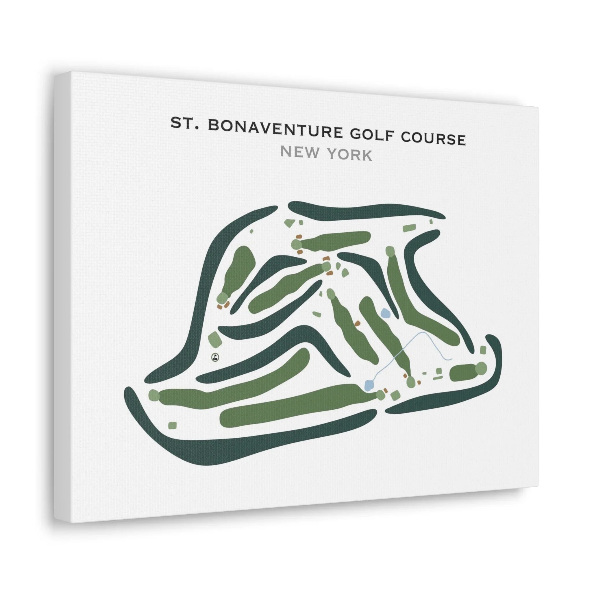 St. Bonaventure Golf Course, New York - Printed Golf Courses