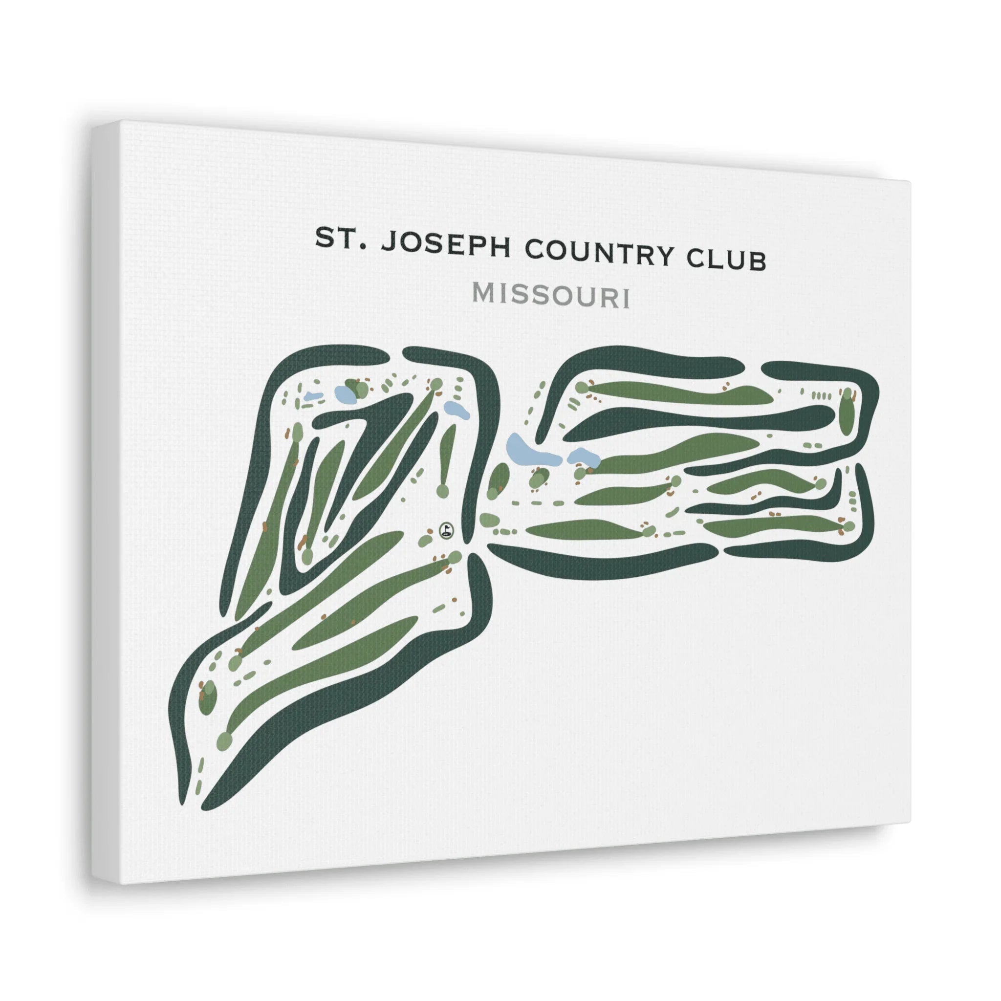 St. Joseph Country Club, Missouri - Printed Golf Courses