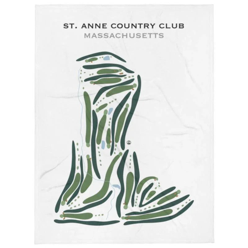 St. Anne Country Club, Massachusetts - Printed Golf Courses