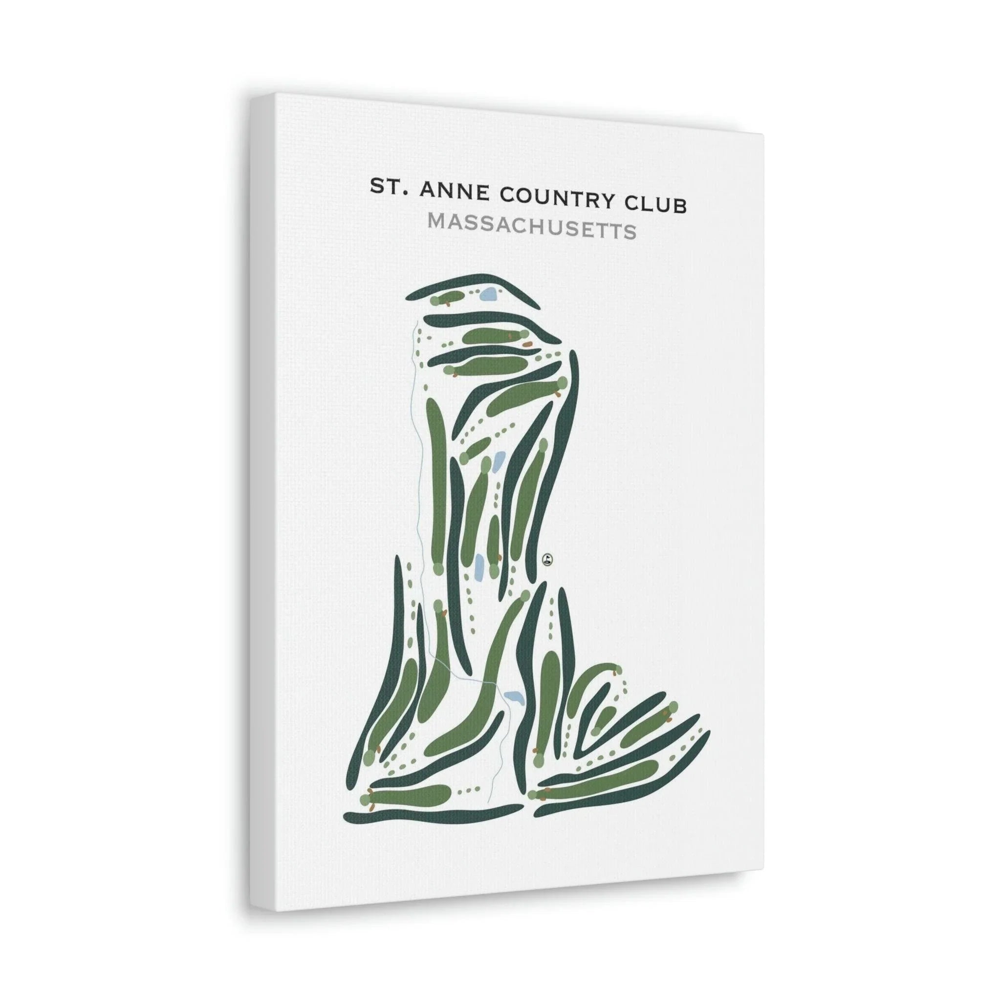 St. Anne Country Club, Massachusetts - Printed Golf Courses