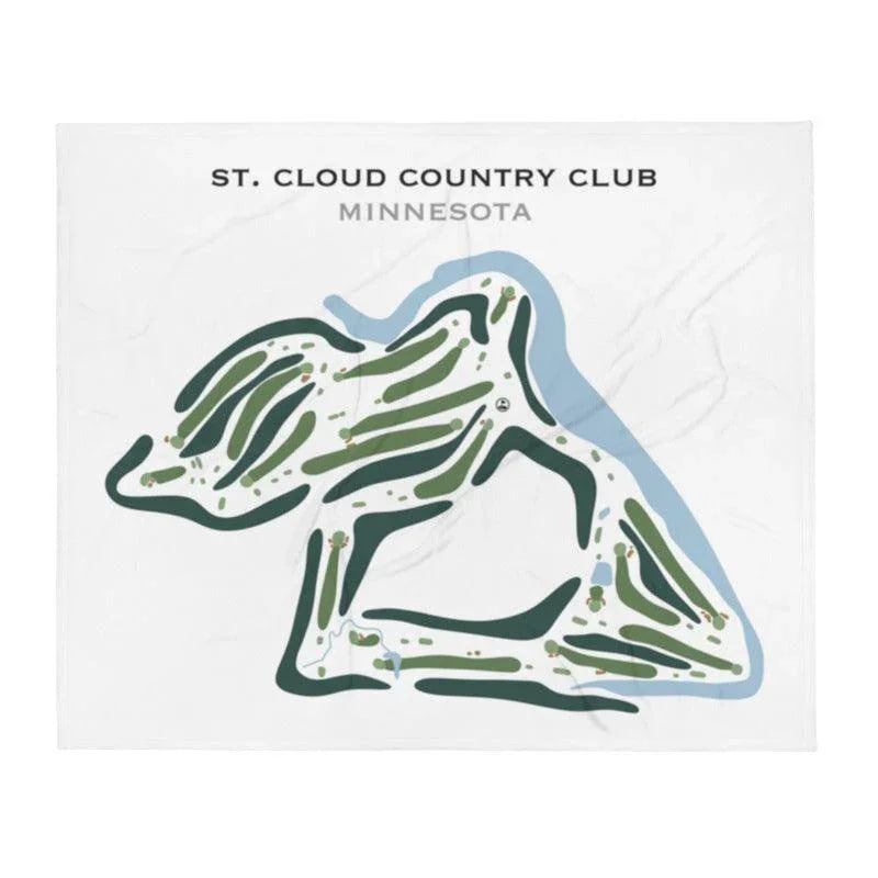 St. Cloud Country Club, Minnesota - Printed Golf Course
