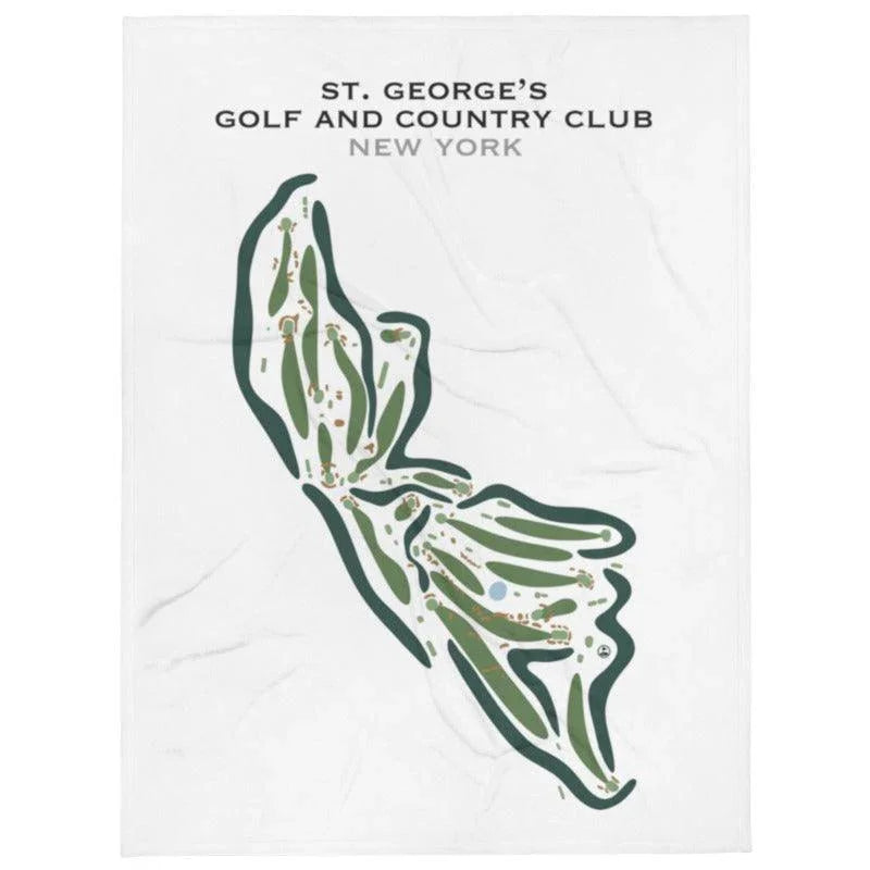 ST. George's Golf and Country Club, New York - Printed Golf Courses