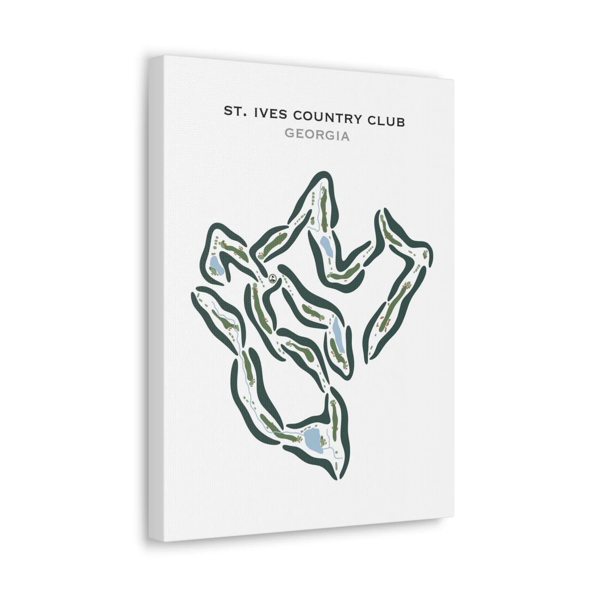 St. Ives Country Club, Georgia - Printed Golf Courses