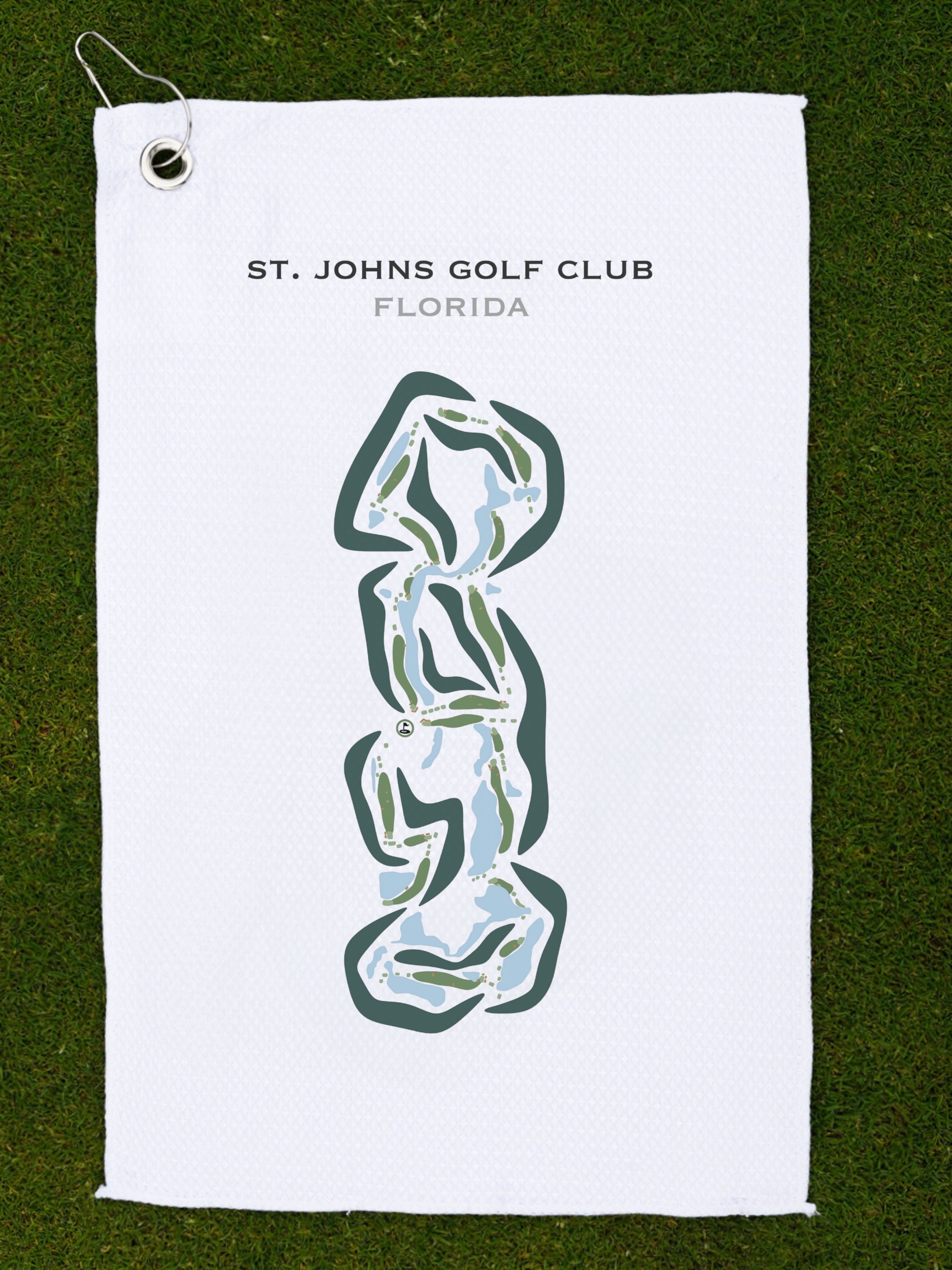 St. Johns Golf Club, Elkton, Florida - Printed Golf Courses
